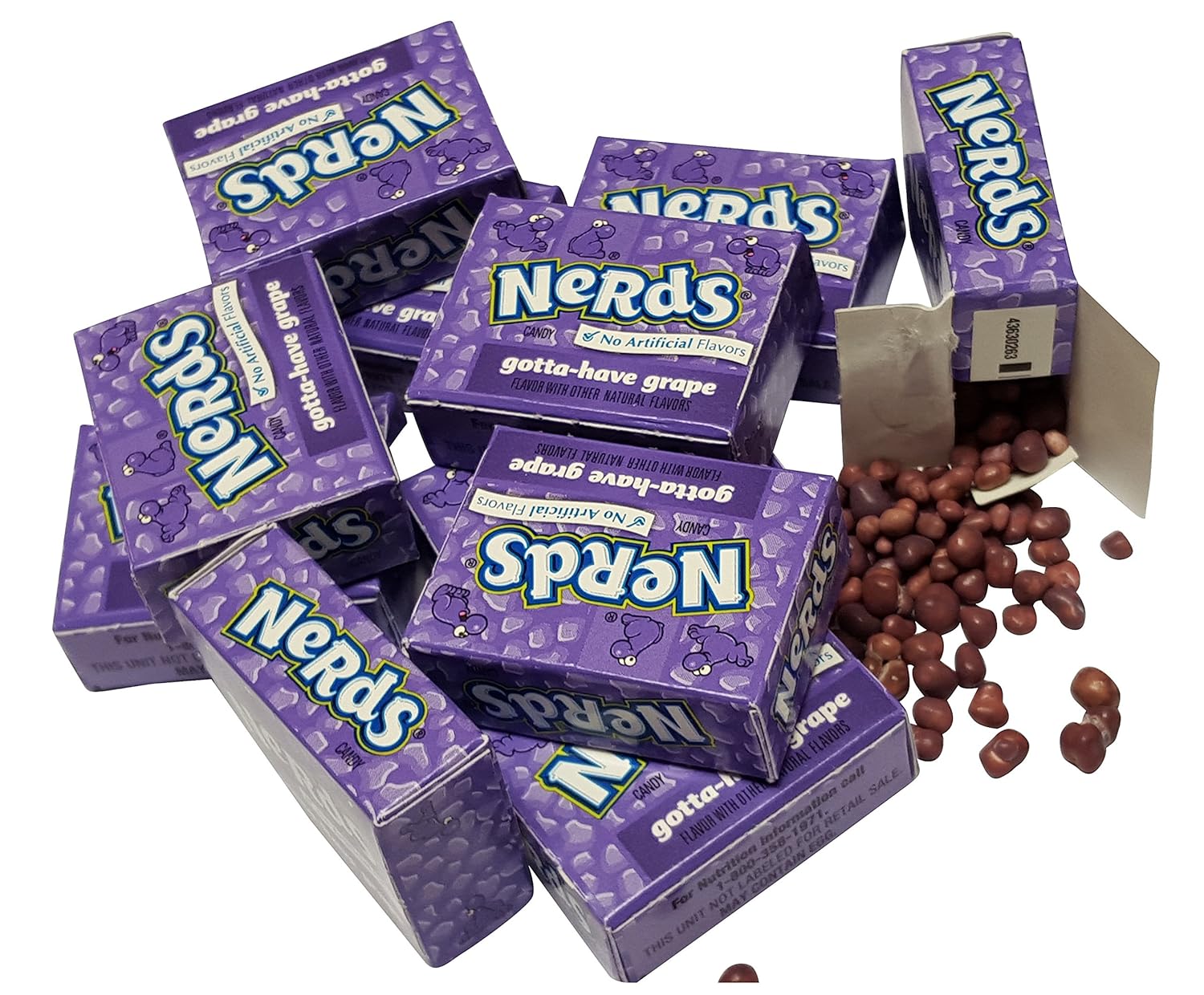Wonka Nerds 60 Purple Mini Boxes PING