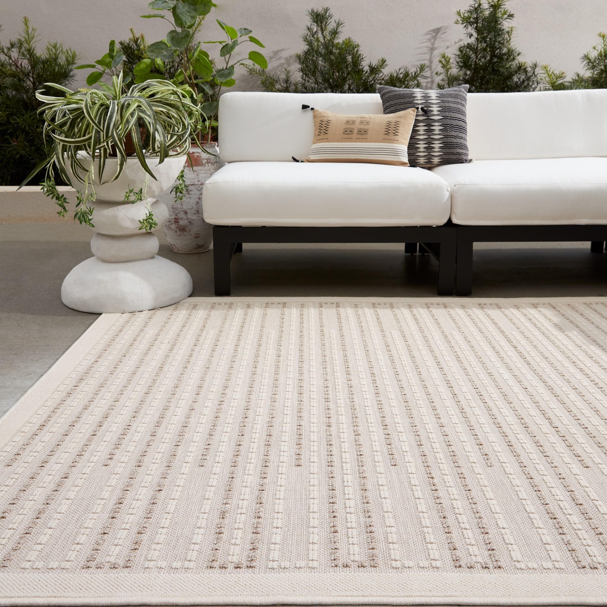 Jaipur Living Continuum Collection 8' x 10' Indoor/Outdoor Large Area ...