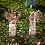 JOYIN Zombie Arm Stakes Halloween Lawn Stakes 13 Inches Outdoor Ground-Breaker view 6