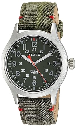 timex green dial watch