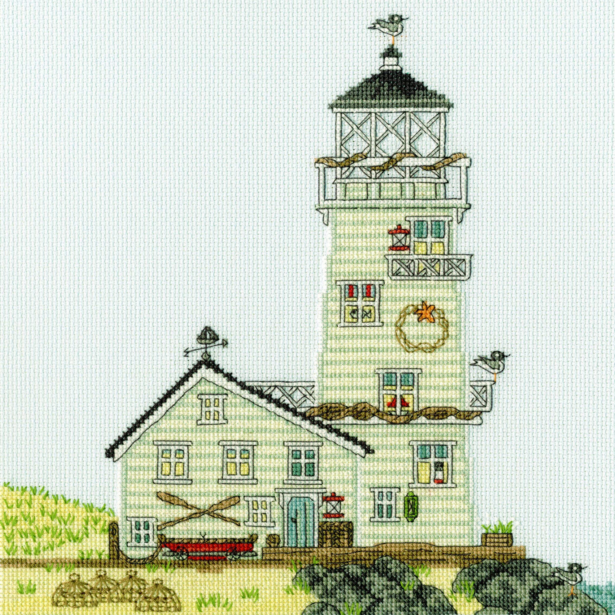 Bothy Threads Cross Stitch Kit - New England The Lighthouse