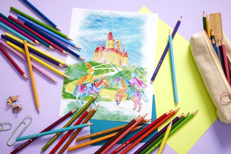 - Set de lápices de colores Castle de 24 unidades