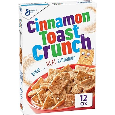 Cinnamon Toast Crunch, Cereal, with Whole Grain, 12 oz