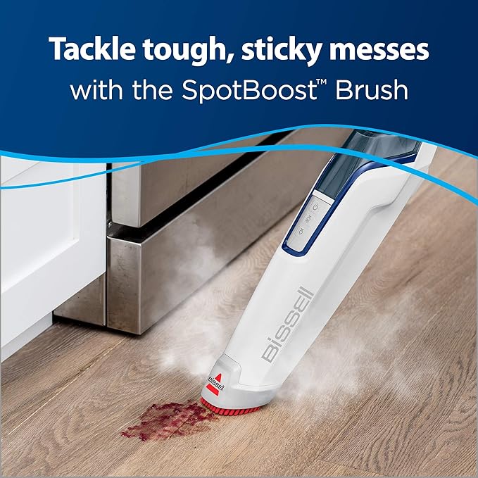 Bissell Powerfresh Deluxe Steam Mop Steamer Tile Hard Wood Floor Cleaner 1806 Sapphire Renewed