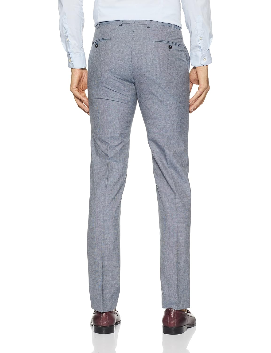 park avenue men's relaxed fit formal trousers