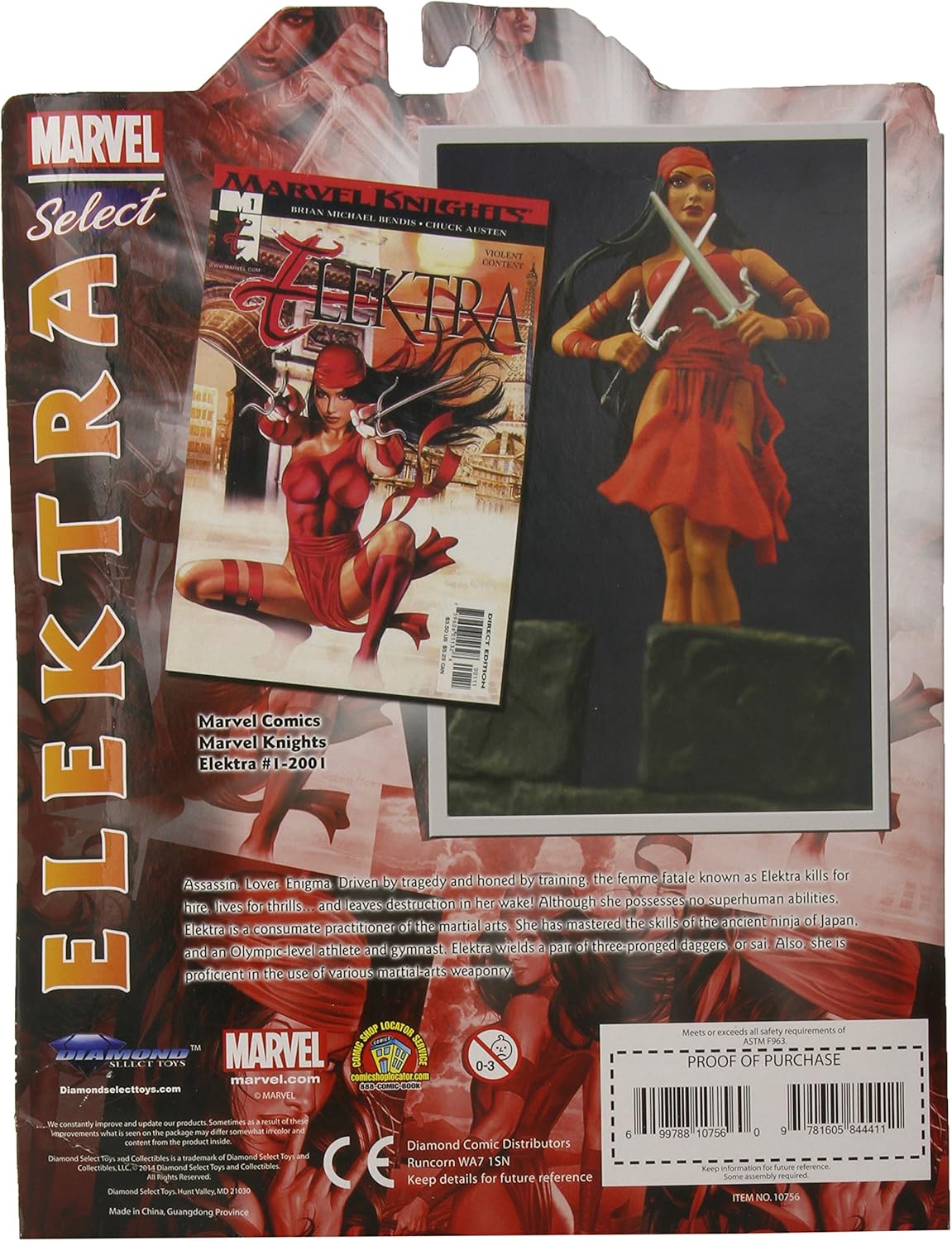 marvel select elektra