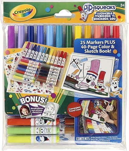 Crayola Washable Pipsqueaks Markers Kit Washable Markers Crayola Markers Set