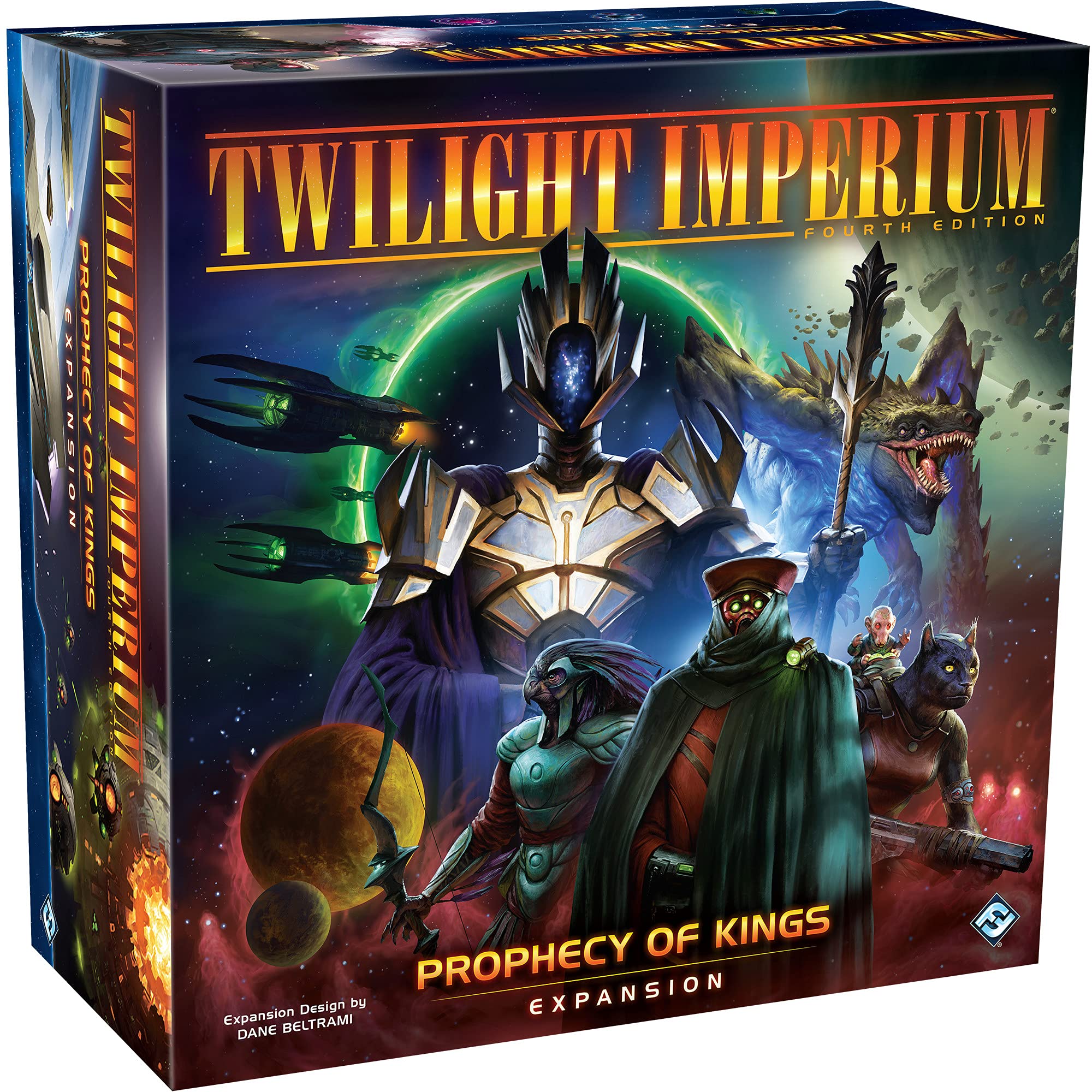 Fantasy Flight Games Twilight Imperium 4th Edition Board Game Prophecy of Kings Expansion | Strategy Board Game for Adults and Teens | Ages 14+ | 3-8 Players | Average Playtime 4-8 Hours | Made