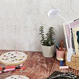 PURElite Clip-on Magnifier Light 3X LED Desk Lamp USB Rechargeable view 4