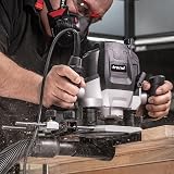 Trend T7EK 2100W Variable Speed Plunge Router 50mm Depth 240V Black view 6