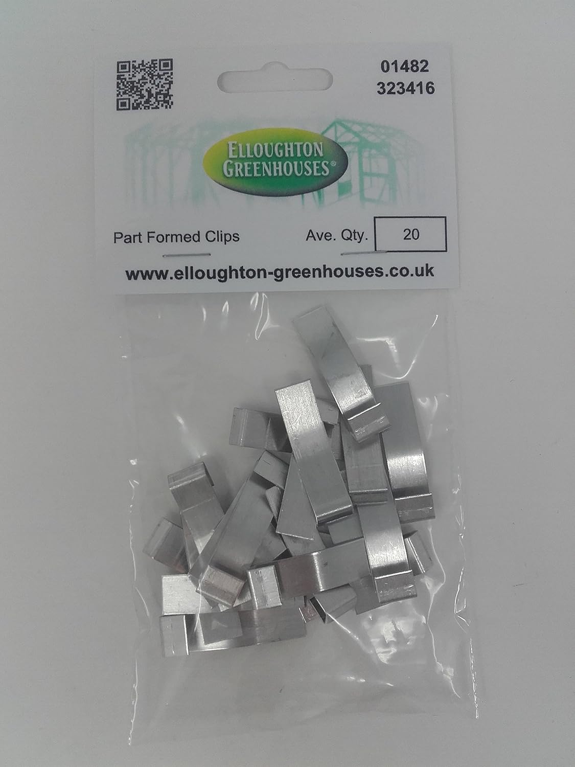 20 Part Formed Greenhouse Overlap Glazing Clips Genuine Elite Greenhouses Parts Amazon.co.uk