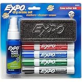 EXPO Low-Odor Dry Erase Set, Chisel Tip, Assorted Colors, 6-Piece