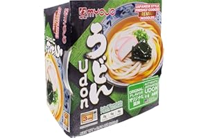 明星 Myojo Bowl Flavored Udon Noodles, Original, 5.6 Ounce (Pack of 6)(Packaging May Vary)