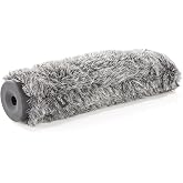Movo WS-G200 Furry Rigid Windscreen for Microphones 18-23mm in Diameter and up to 8.6" (22cm) Long - Dark Gray
