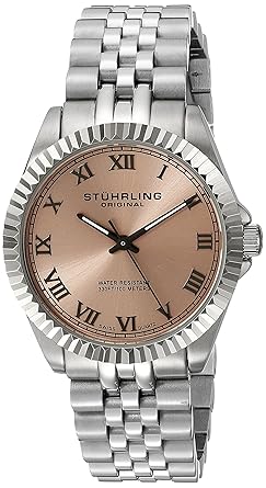Stuhrling Original Aviator Analog Grey Dial Mens Watch - 1129Q.03