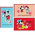 Hallmark Disney Mickey and Friends Mini Valentines Day Cards for Kids School (18 Classroom Valentines with Envelopes)