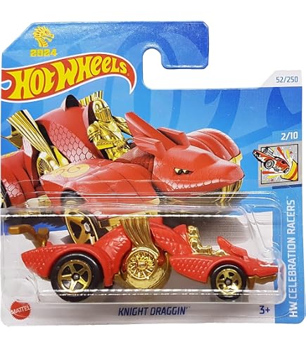 Hot Wheels RED RODZILLA – Edizione Speciale Anno Del Drago 2012 (1:64). Modellino Pressofuso Da Collezione In Alluminio.