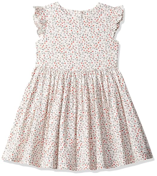 Girls Dress (SE205-1_White_3-4 Y)