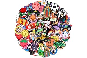 XQNB Lot of 25, 50, 100pcs Random Different Shoe Charms Shoes Decoration for Kids Boys Girls Men Women Birthday Party Favor