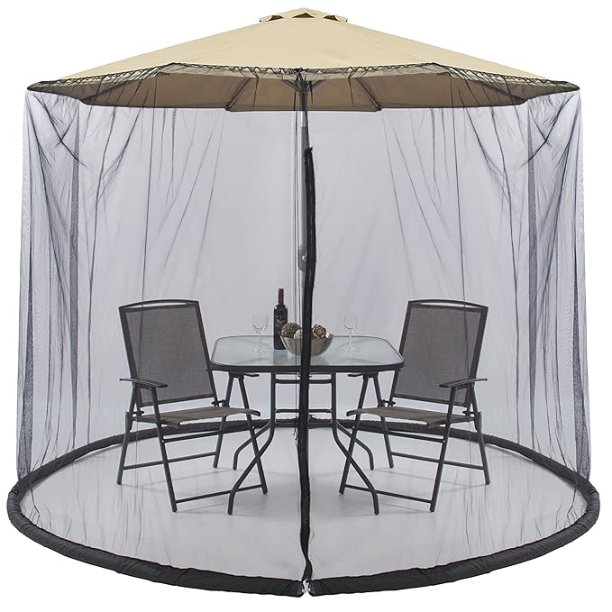 Parkland® Moskitonetz für den Gartenschirm