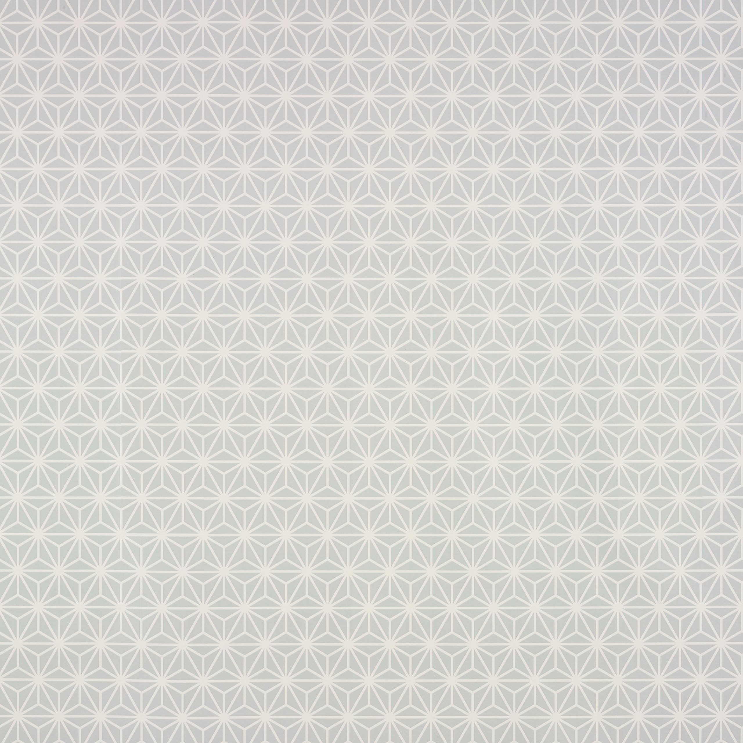 Duck Egg Cube Geometric PVC Vinyl Wipe Clean Tablecloth 140cm x 300cm (55" x 118") Long