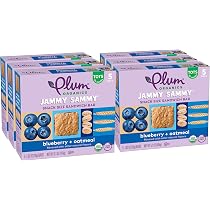 Amazon.com: Plum Organics Jammy Sammy Snack Bars - Barritas de ...