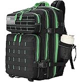HongXingHai 45L Military Tactical Backpacks 3 Days Assault Pack Bag Fitness Rucksack Bug Out Bag Hiking Treeking