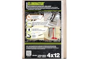 Trimaco Eliminator Butyl Drop Cloth, 4-feet x 12-feet
