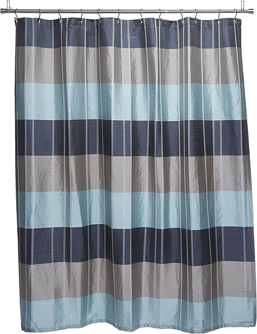 Amazon Com Croscill Fairfax Shower Curtain Slate Home Kitchen