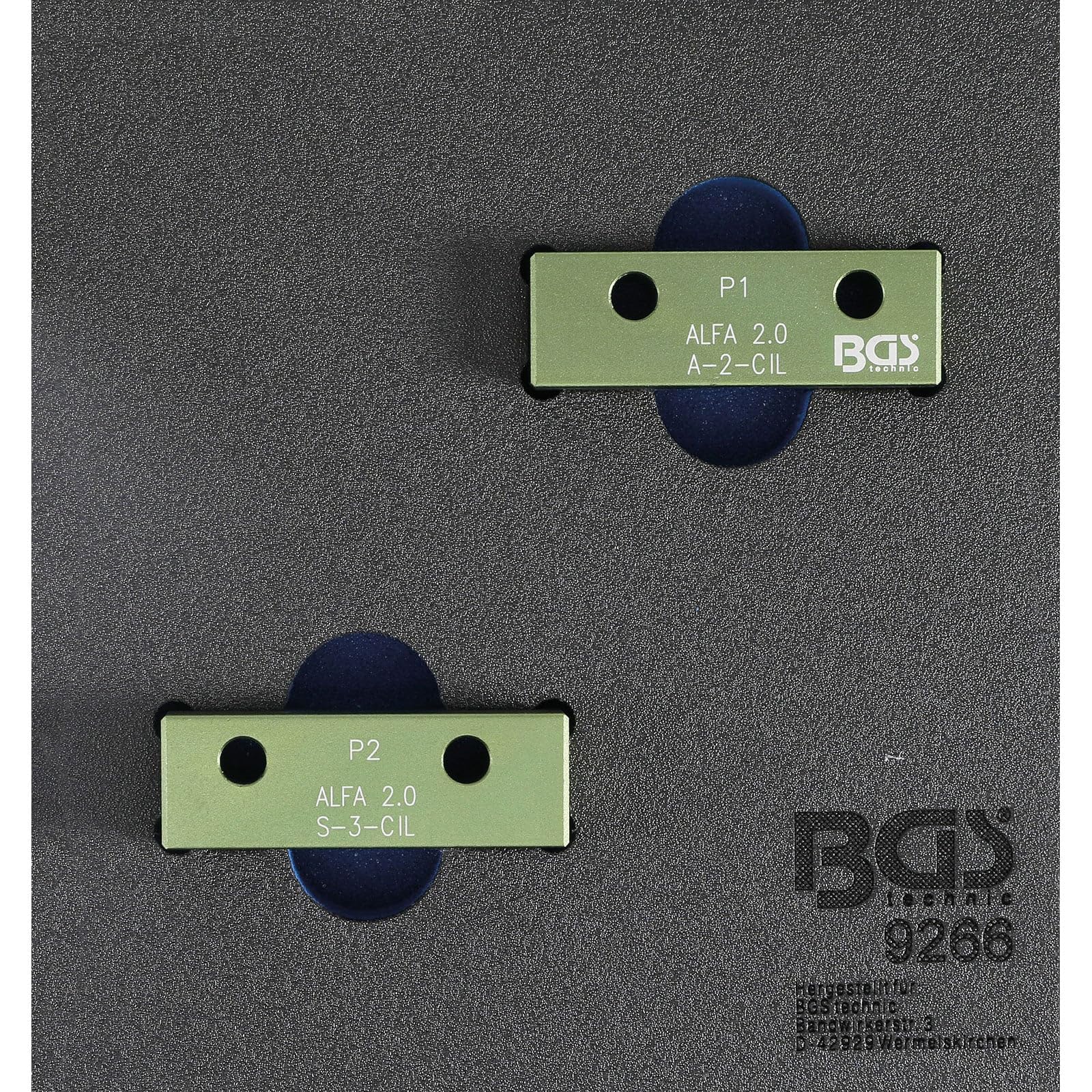 BGS 9266 | Tool Tray 1/6: Camshaft Locking Tool Set | for Alfa Romeo 2.0l 16V JTS