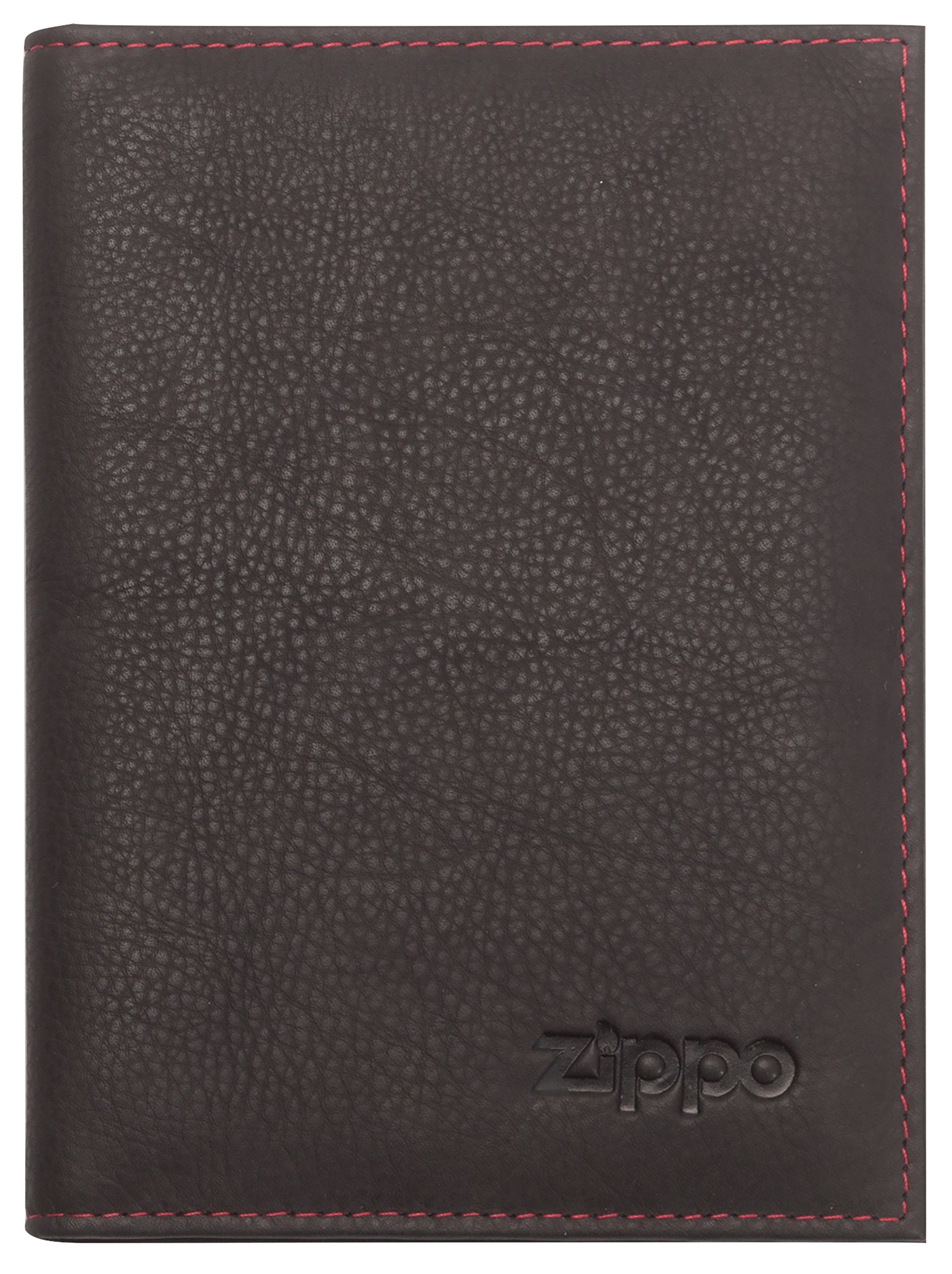 Zippo - Card Case, Leather, Mocha, Credit Card Holder for Women and Men, 13 Card Slots