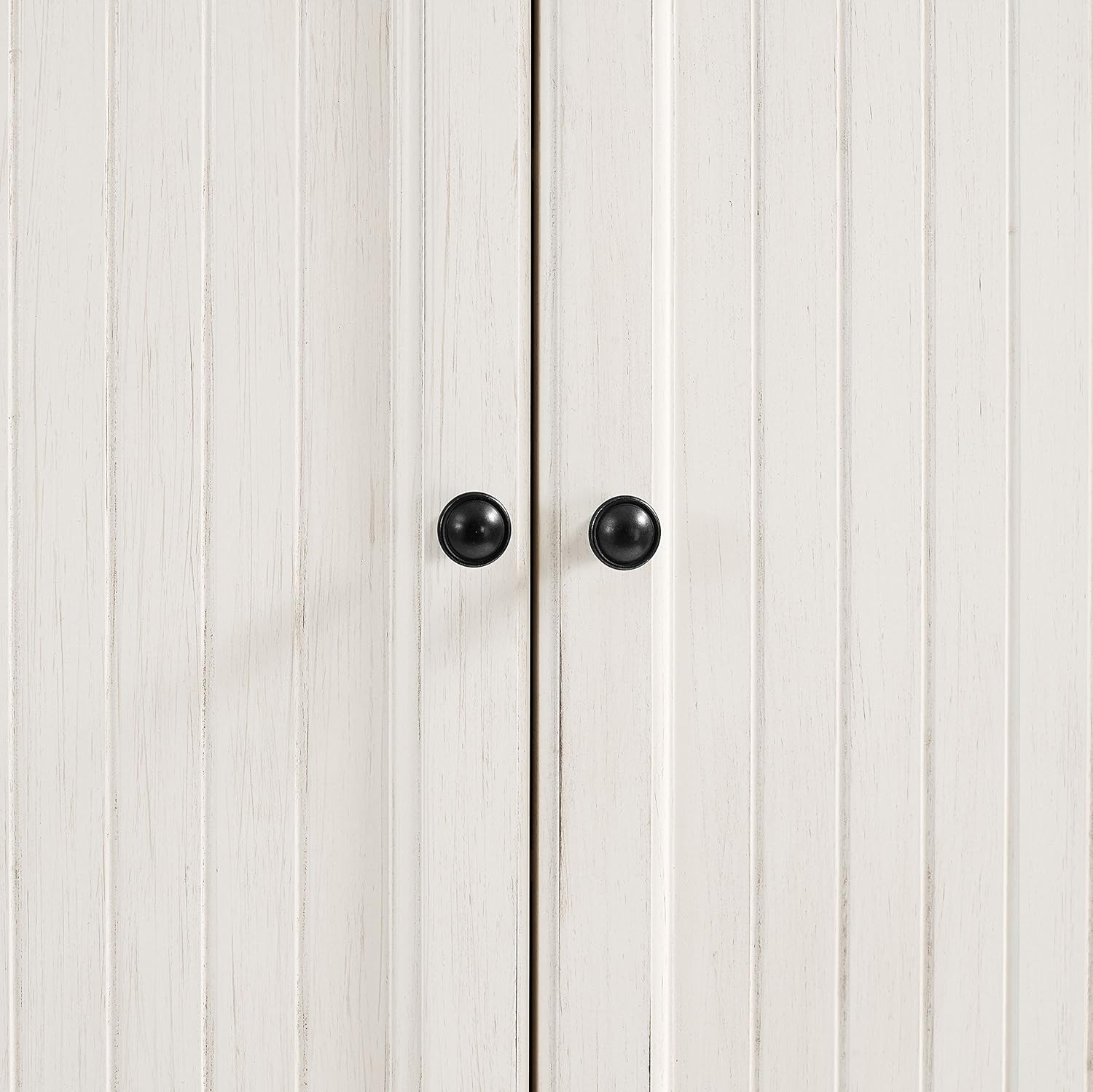 Crosley Furniture Seaside Kitchen Pantry Cabinet - Distressed White: Furniture & Decor