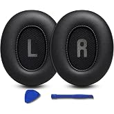 Replacement Ear Pads for JBL Tune 700BT, 710BT, 720BT, 750BTNC, 760NC, 770NC Headphone, Extra Thick Cushions, Ear Cups Cover, Soft Leather＆Memory Foam Headset Earpads (Black)