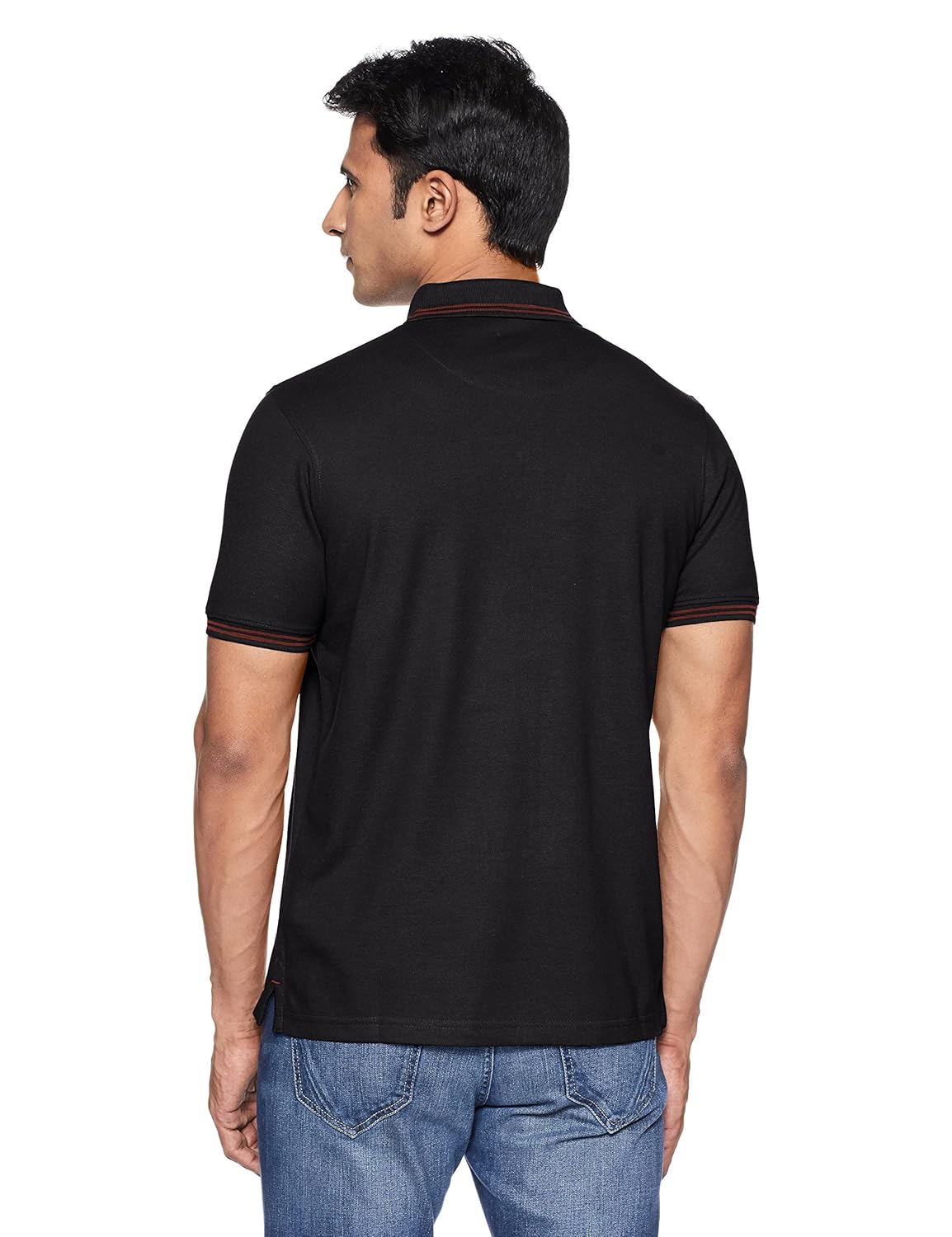 proline men's solid regular fit cotton polo