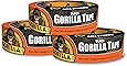 Gorilla Black Duct Tape, 1.88" x 35 yd, Black, (Pack of 3)