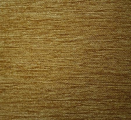 Mcalister Textiles Plain Chenille Mustard Yellow Ochre Fabric