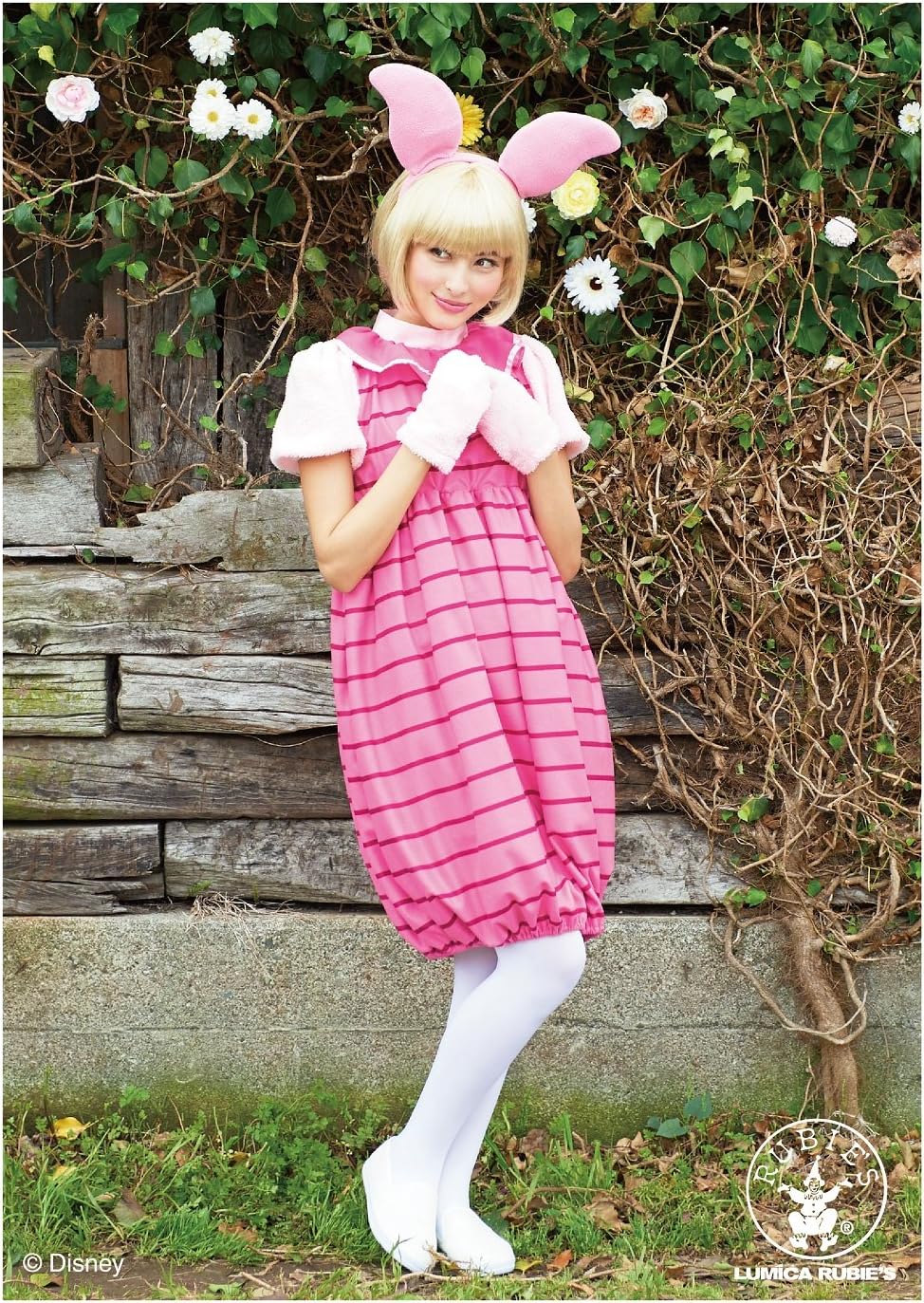 Amazon ディズニー ピグレット コスチューム レディース 155cm 165cm コスプレ 仮装 通販