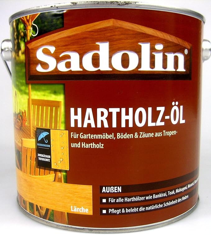Sadolin Hartholzöl, 2,5 Liter in Lärche
