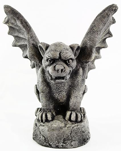 Gothic Gargoyle Concrete Halloween Statue: Amazon.co.uk: Garden & Outdoors