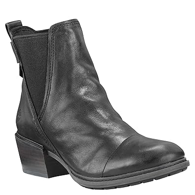 black timb heels