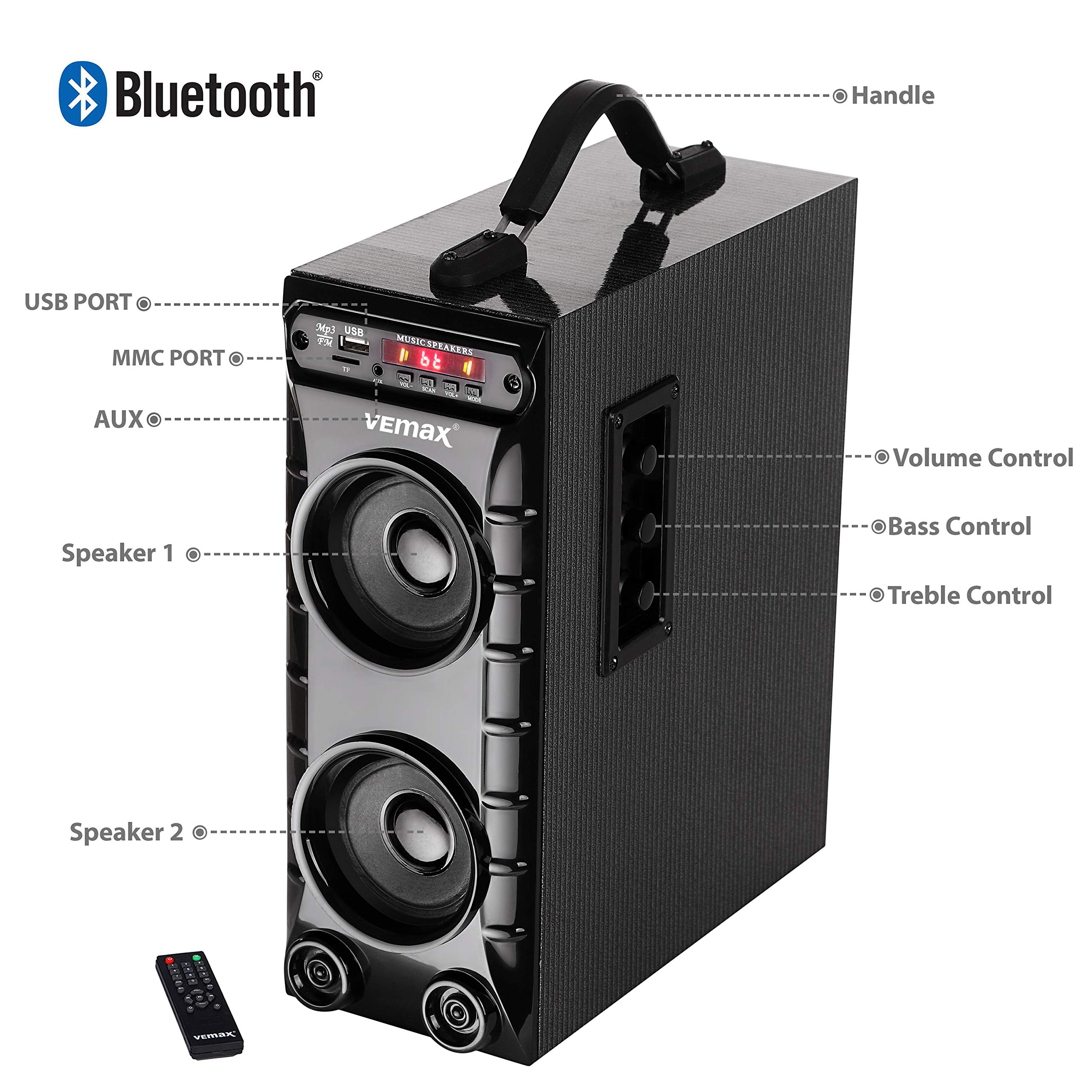 zinitax single tower speaker