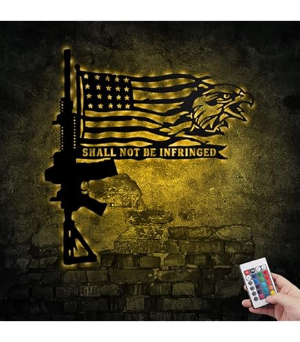 US Air Force Custom Name Metal Sign – Patriotic Flag Wall Art For Veterans, Military Families, Garage, Porch, Man Cave, Or Memorial Gift