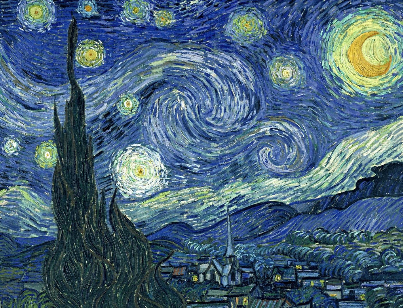 Starry Night by Vincent van Gogh Jigsaw Puzzle - 1000 Pieces