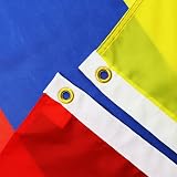 AZ FLAG Ecuador Flag 3x5 Ft 100D Polyester Two Grommets Fade Resistant view 2
