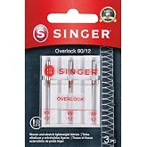 SINGER Universal Regular Point Overlock Serger Needles, Size 80/12-5 Count