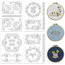 Peacoblue Water Soluble Embroidery Patterns for