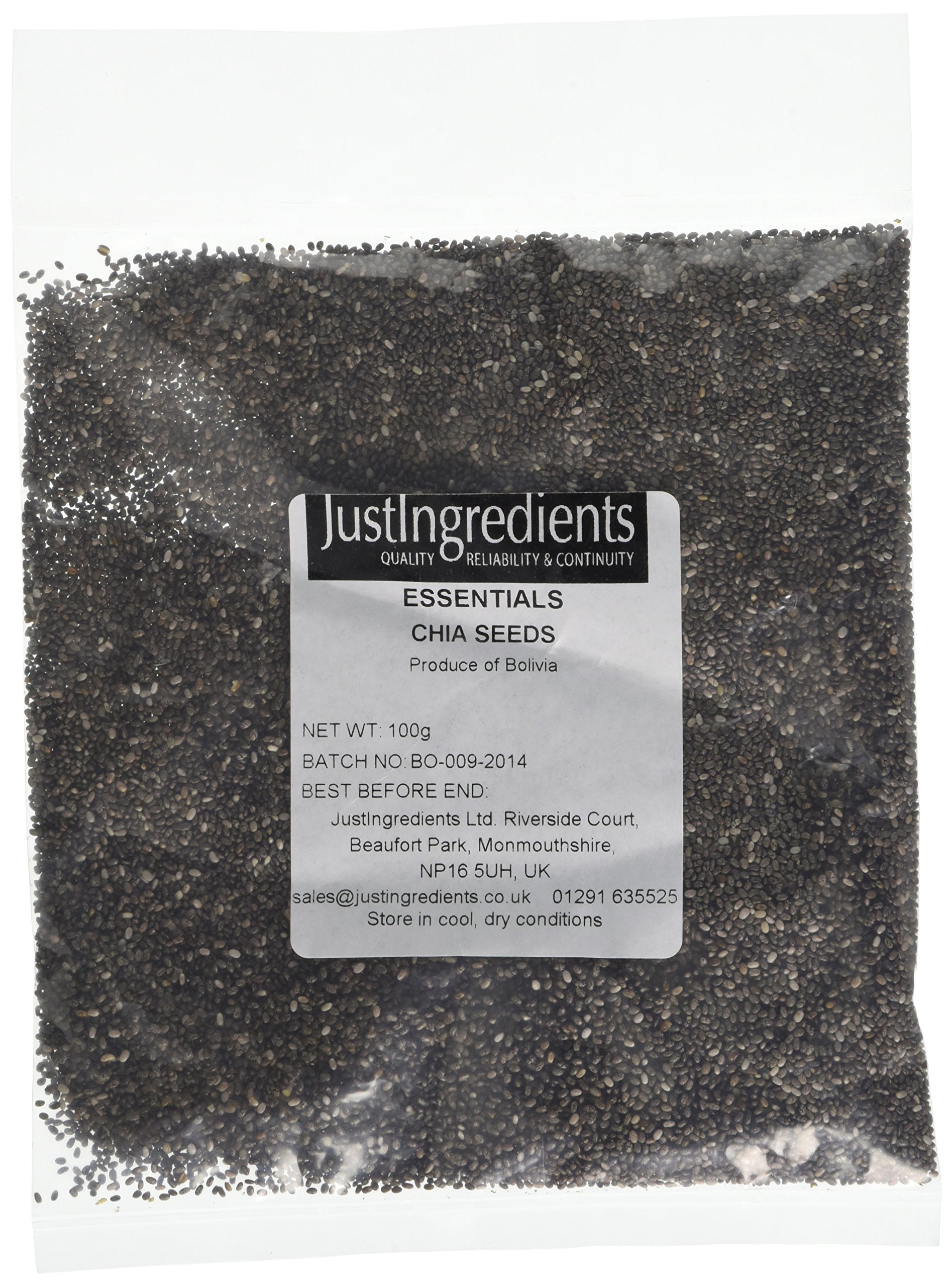 JustIngredients Essentials Chia Seeds 1 kg