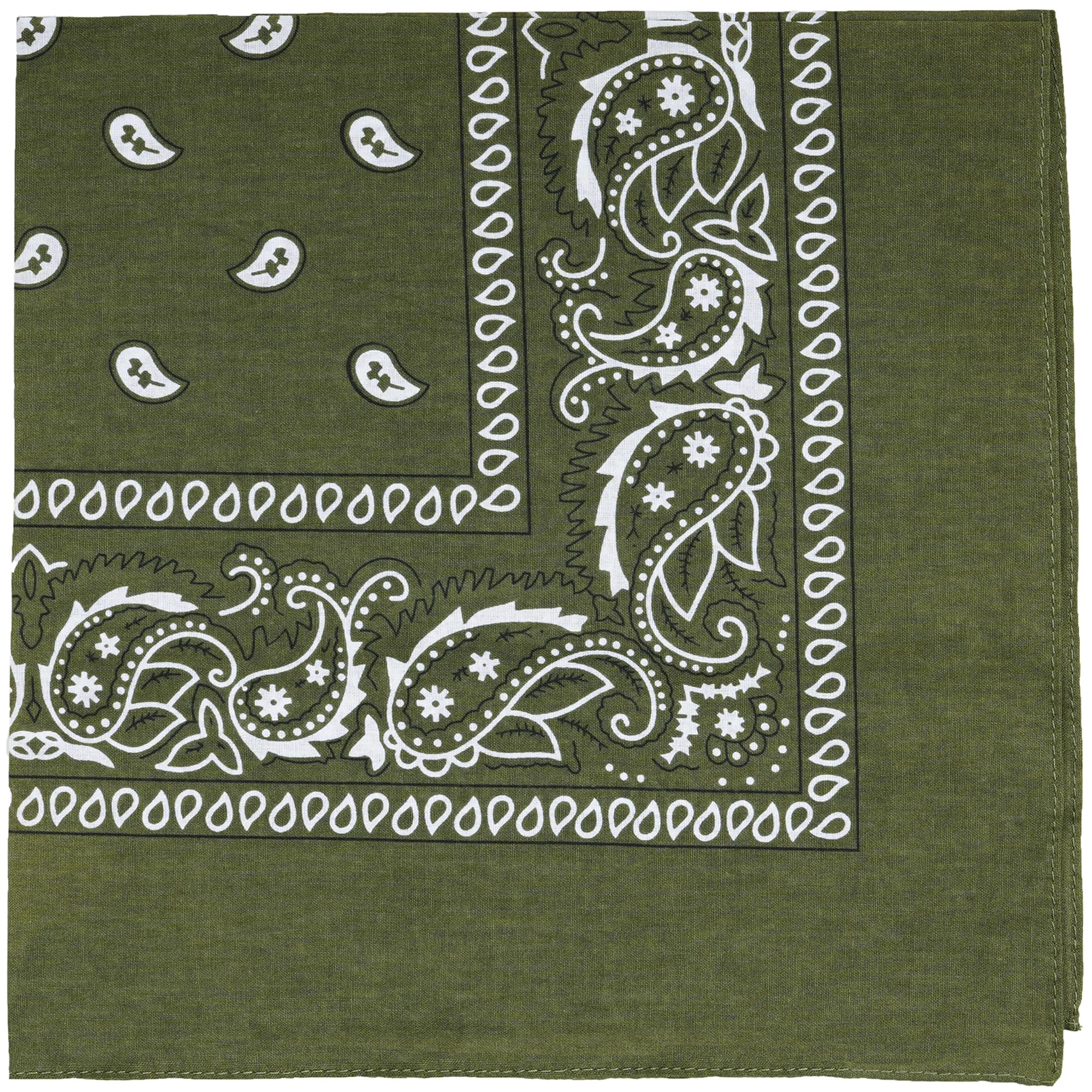 Photo 1 of Raylarnia Bandana Multi-Purpose 100% Cotton Headbands for Women, 22 inch Paisley Cowboy Bandanas for Men