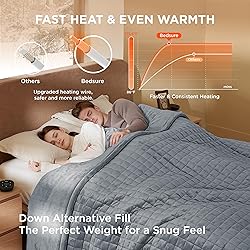 Bedsure Electric Blanket King Size - Dual Control