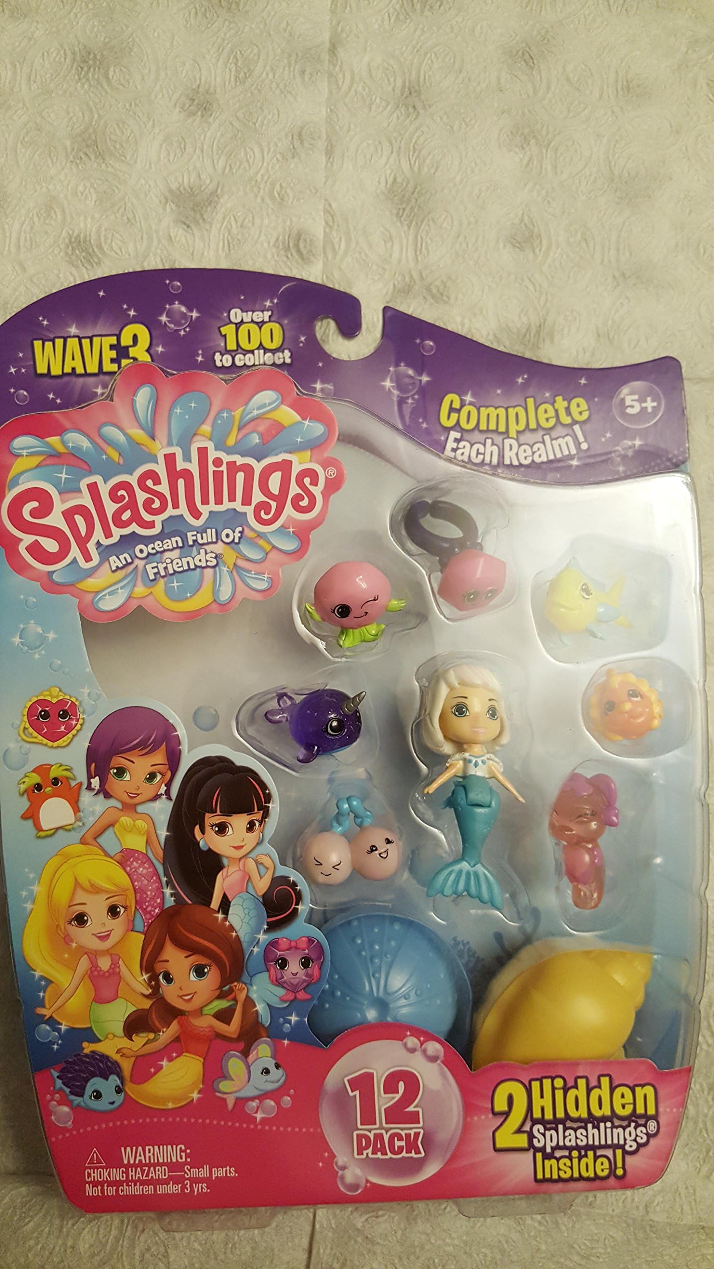 Splashlings Wave 3 Toy Figures (12 Pack) Styles Vary